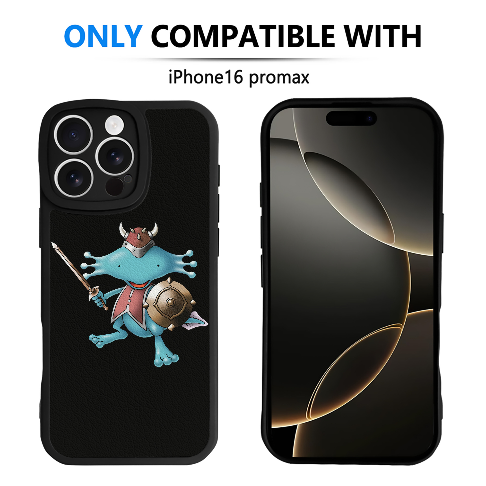 （画像用） ドラゴンクエスト Doragon Kuesuto Dragon Quest 【iPhone 16シリーズ対応】シリコンスマホケース（レザー調） 材質：シリコン
